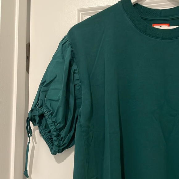 Adventures in paradise green shirt dress small NWT - Picture 4 of 8